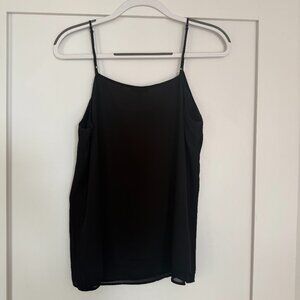 Tildon Black Chiffon Strapless Top